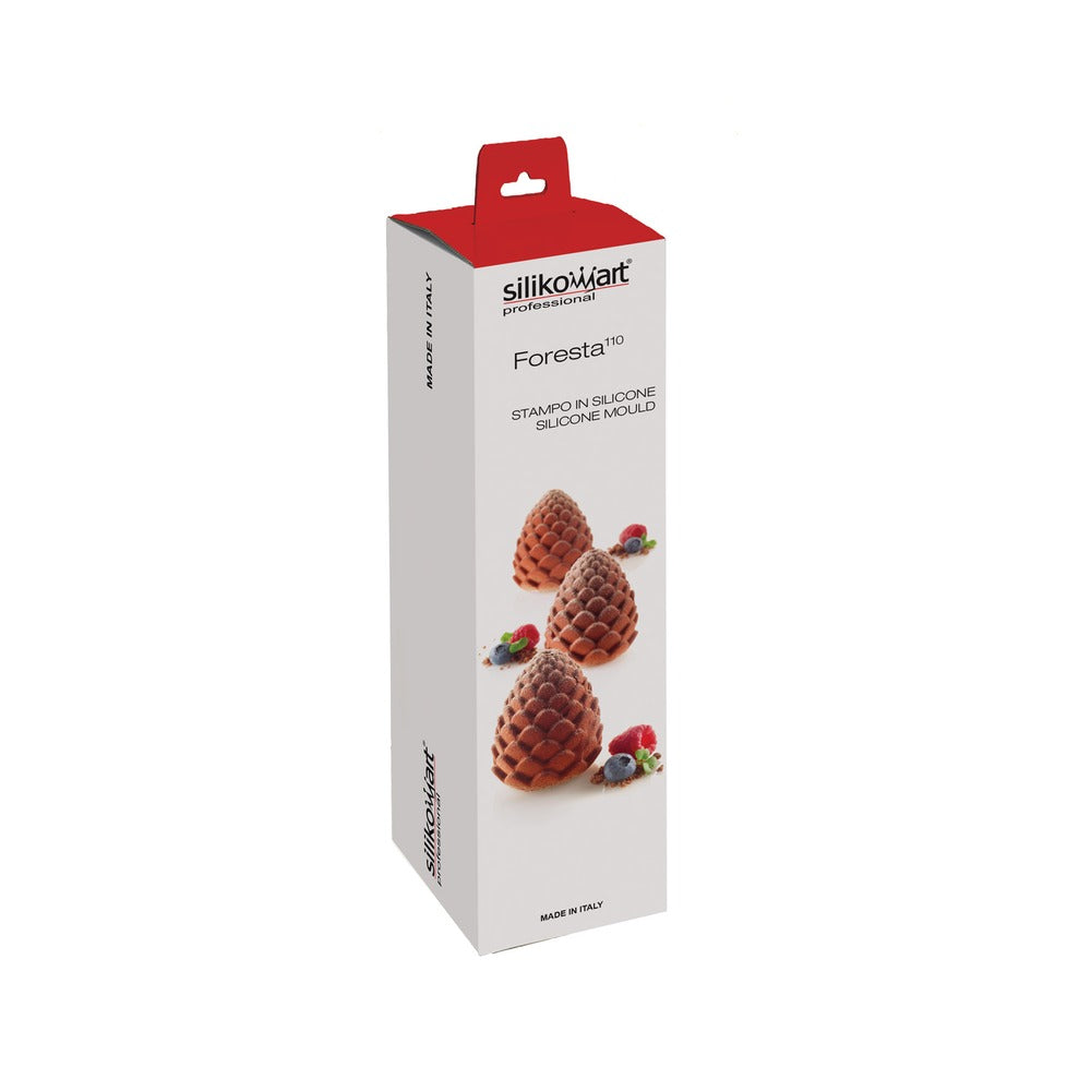 5 Forme - Silikomart Foresta & Ananas 110 Stampo Dolci Frutta Realistica In Silicone