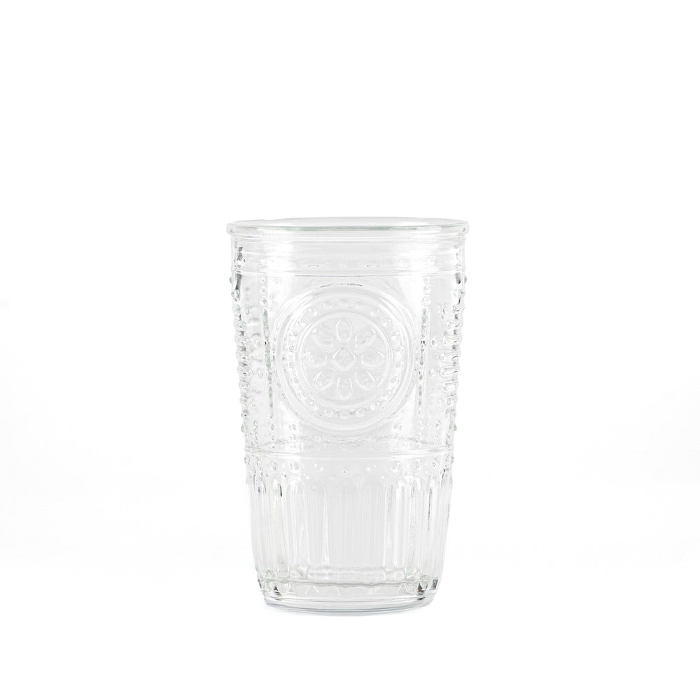 34 cl - Romantic Wasserglas aus Glas - Set 6 Stück