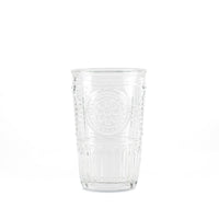34 cl - Romantic Wasserglas aus Glas - Set 6 Stück