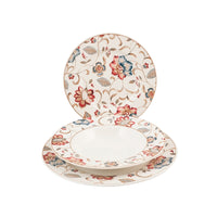 Churchill Jacobean Servizio Piatti In Terra Cotta Set 18 Pz