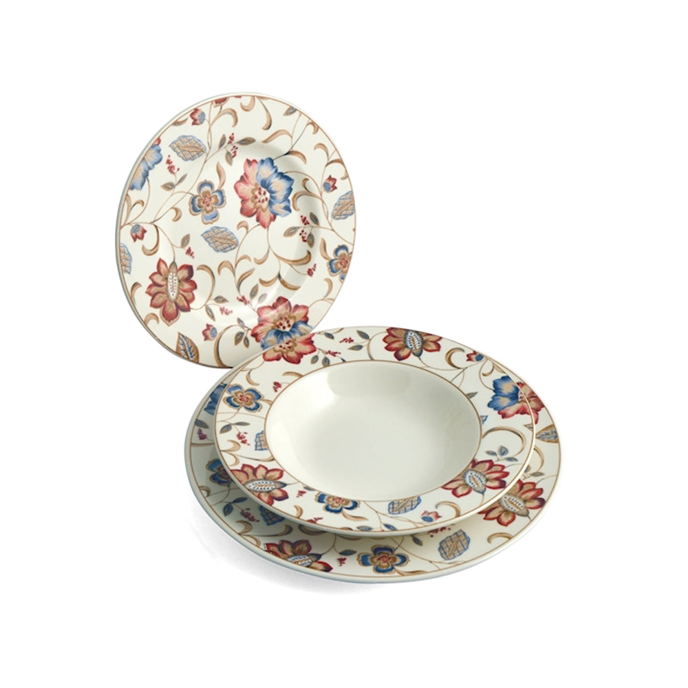 Churchill Jacobean Servizio Piatti In Terra Cotta Set 18 Pz