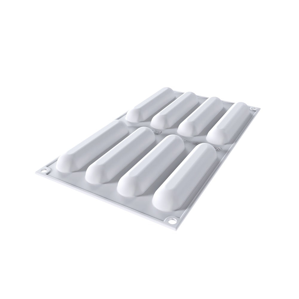 8 Forme - Silikomart Kit Eclaire Stampo Dolci In Silicone