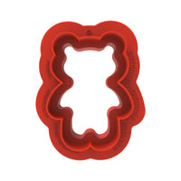 8 Forme - Silikomart Teddy Bear 68 Stampo Dolci Con Cutter In Silicone