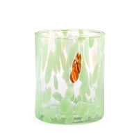 36 cl - H&H Veneziano Bicchiere Acqua In Vetro Colorato Set 6 Pz