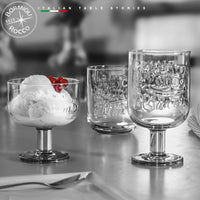 39.5 cl - Graphica Decorated Glass Water Glass - Set of 6