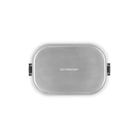90 cl - Le Creuset On The Go Lunch Box Contenitore Per Alimenti Rettangolare In Acciaio Inox