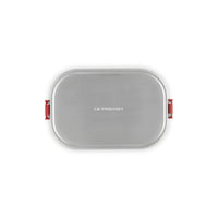 90 cl - Le Creuset On The Go Lunch Box Contenitore Per Alimenti Rettangolare In Acciaio Inox