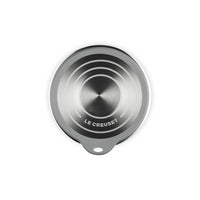 Le Creuset Acciaio Inox Ciotola per Impasto In Acciaio Inox Con Coperchio in Vetro e Bordo In Silicone