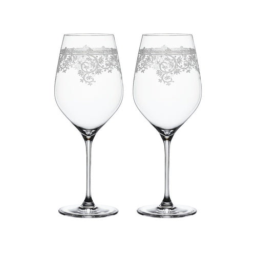 81 cl - Spiegelau Arabesque Calice Vino Rosso Bordeaux In Vetro Cristallino - Set 2 Pz
