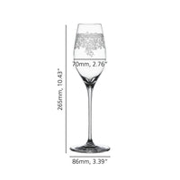 30 cl - Spiegelau Arabesque Calice Flute Champagne In Vetro Cristallino - Set 2 Pz