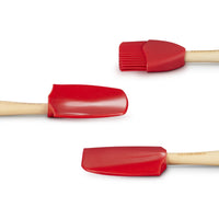 28 cm - Le Creuset Craft Spatola Cucina In Silicone Set 3 Pz