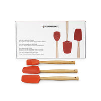 28 cm - Le Creuset Craft Spatola Cucina In Silicone Set 3 Pz