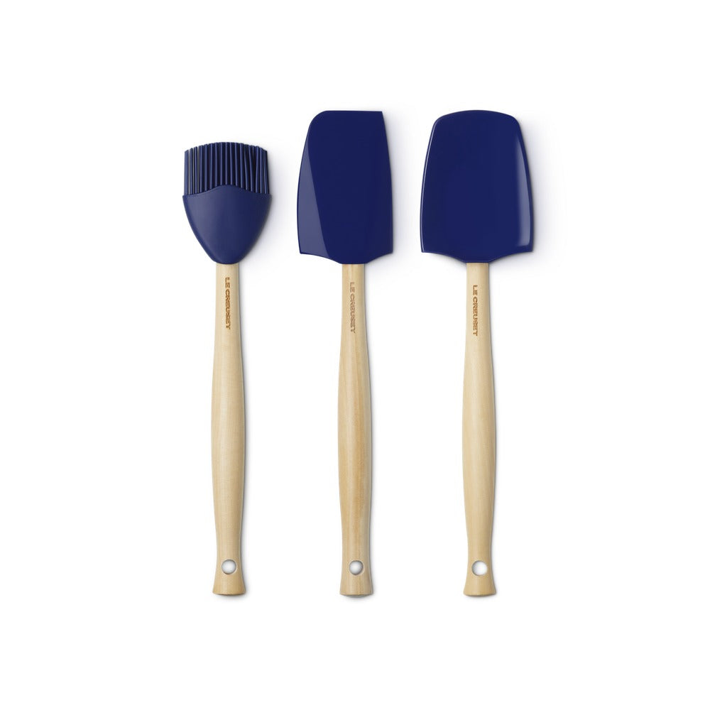 28 cm - Le Creuset Craft Spatola Cucina In Silicone Set 3 Pz