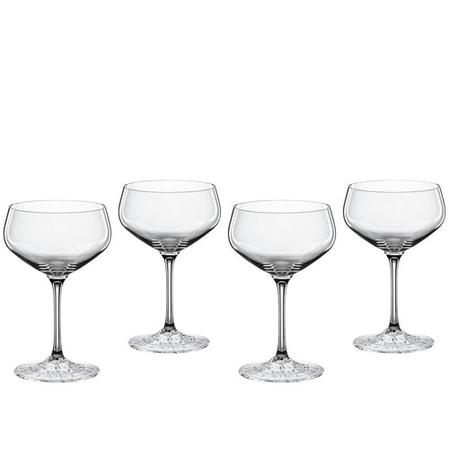 23.5 cl - Spiegelau Perfect Serve Collection Calice Cocktail Coupette In Vetro Cristallino - Set 4 Pz