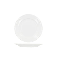 21 cm - H&H New Alba Piatto Frutta In Porcellana - Set 6 Pz
