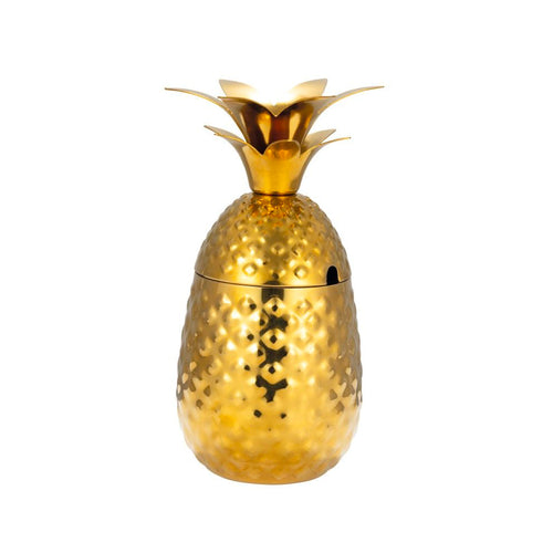 55 cl - Ilsa Ananas Bicchiere Cocktail In Acciaio Inox 18/10