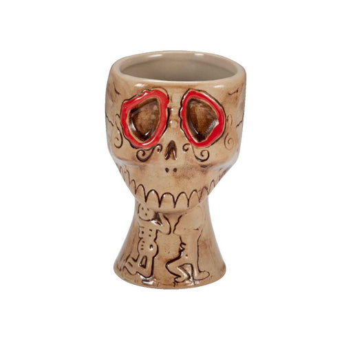40 cl - Ilsa Tiki Maori Teschio Bicchiere Cocktail Mug In Ceramica