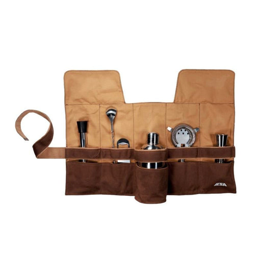 Ilsa Mixage Borsa Bartender Con 6 Utensili In Acciaio Inox