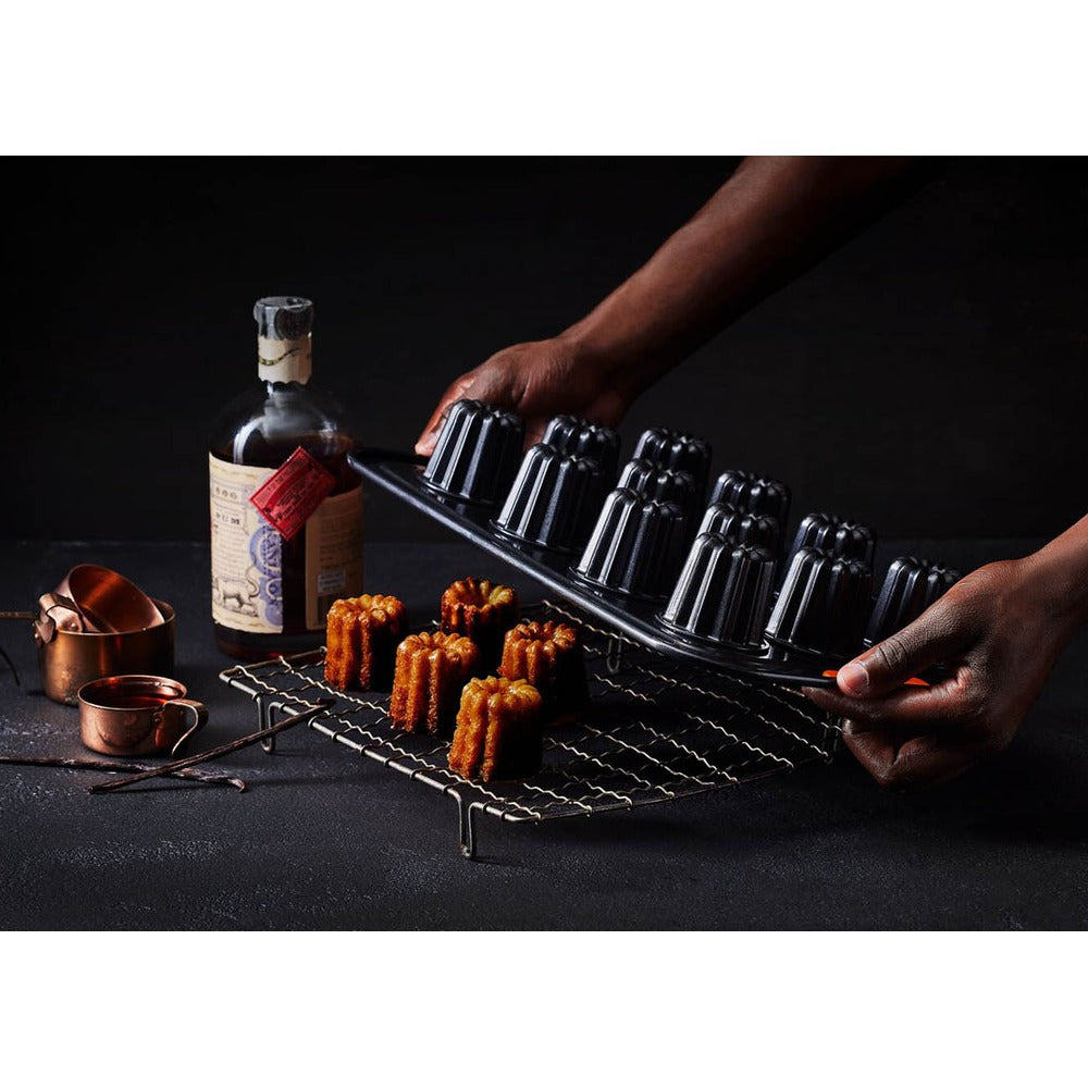 12 Forme - Le Creuset Forme Speciali Stampo Cannelè Antiaderente In Acciaio al Carbonio