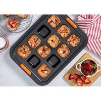 12 Forme - Le Creuset Forme Speciali Stampo Brownie Antiaderente In Acciaio al Carbonio