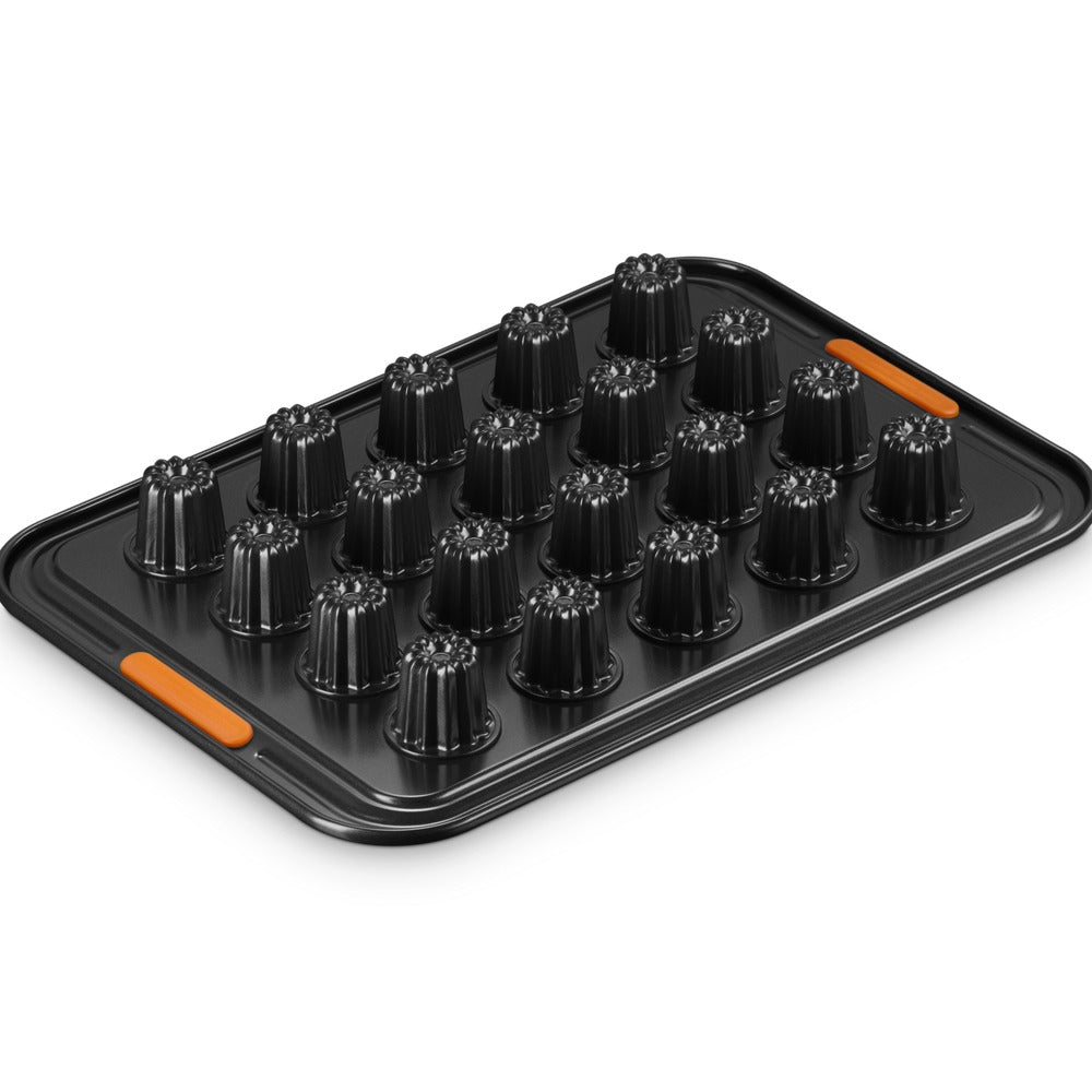 20 Forme - Le Creuset Forme Speciali Stampo Mini Cannelè Antiaderente In Acciaio al Carbonio