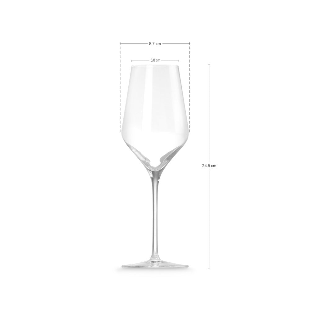 Le Creuset Calice Vino Bianco In Vetro Set 4 Pz
