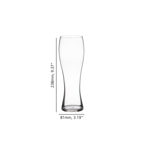 70 cl - Spiegelau Beer Classics Wheat Bicchiere Birra In Vetro Cristallino - Set 2 Pz