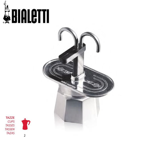 2 Tz Bialetti Mini Express Moka In Alluminio