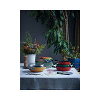 Sambonet 1965 Vintage Quarzo Nero Casseruola Alta Con Coperchio Antiaderente In Alluminio