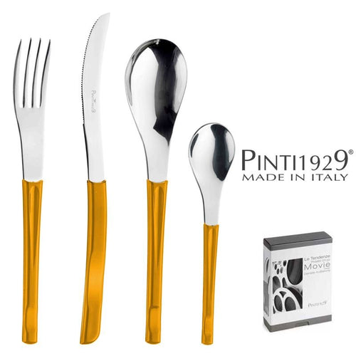 Pintinox Movie Servizio Posate In Acciaio Inox Set 24 Pz