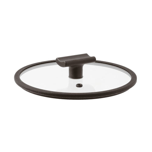 Sambonet Titan Pro Double Induction Coperchio In Vetro  Con Bordo In Silicone