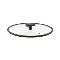 Sambonet Titan Pro Double Induction Coperchio In Vetro  Con Bordo In Silicone