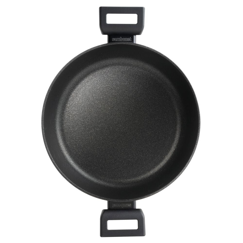 Sambonet Titan Pro Double Induction Casseruola Bassa Antiaderente In Alluminio