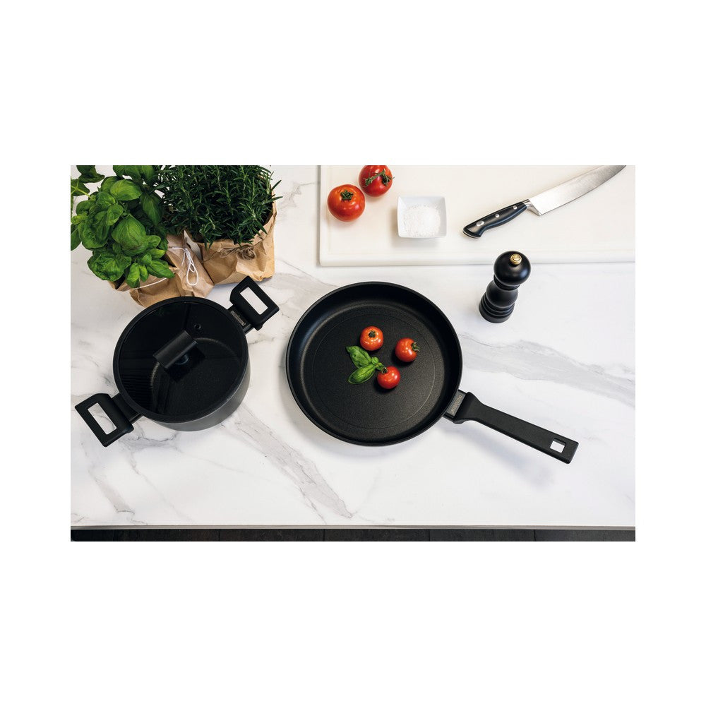 Sambonet Titan Pro Double Induction Padella Alta Antiaderente In Alluminio