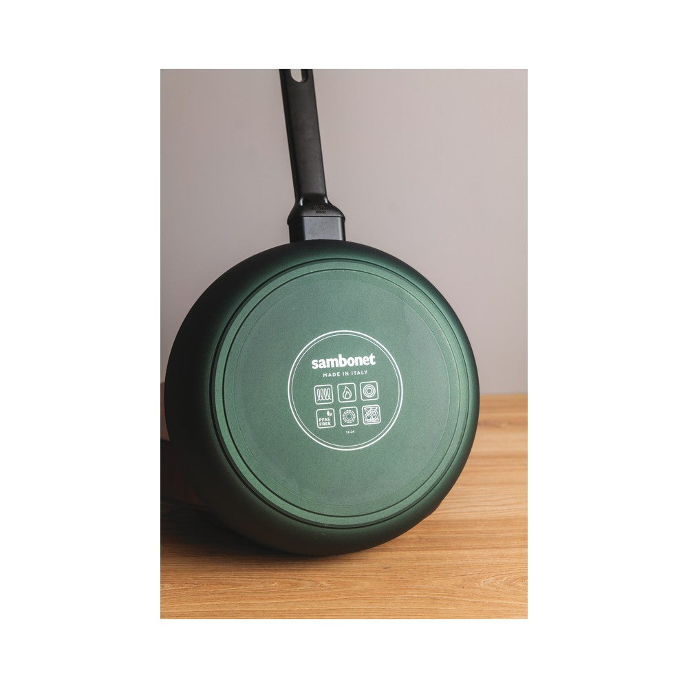 Sambonet Titan Pro Green Padella Bassa Antiaderente In Alluminio