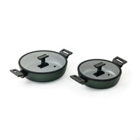 Sambonet Titan Pro Green Casseruola Bassa Antiaderente In Alluminio