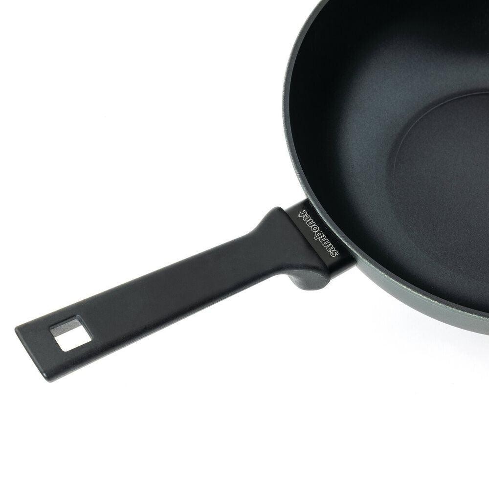 16 cm - Sambonet Titan Pro Green Casseruola Alta Antiaderente Con Manico Lungo In Alluminio