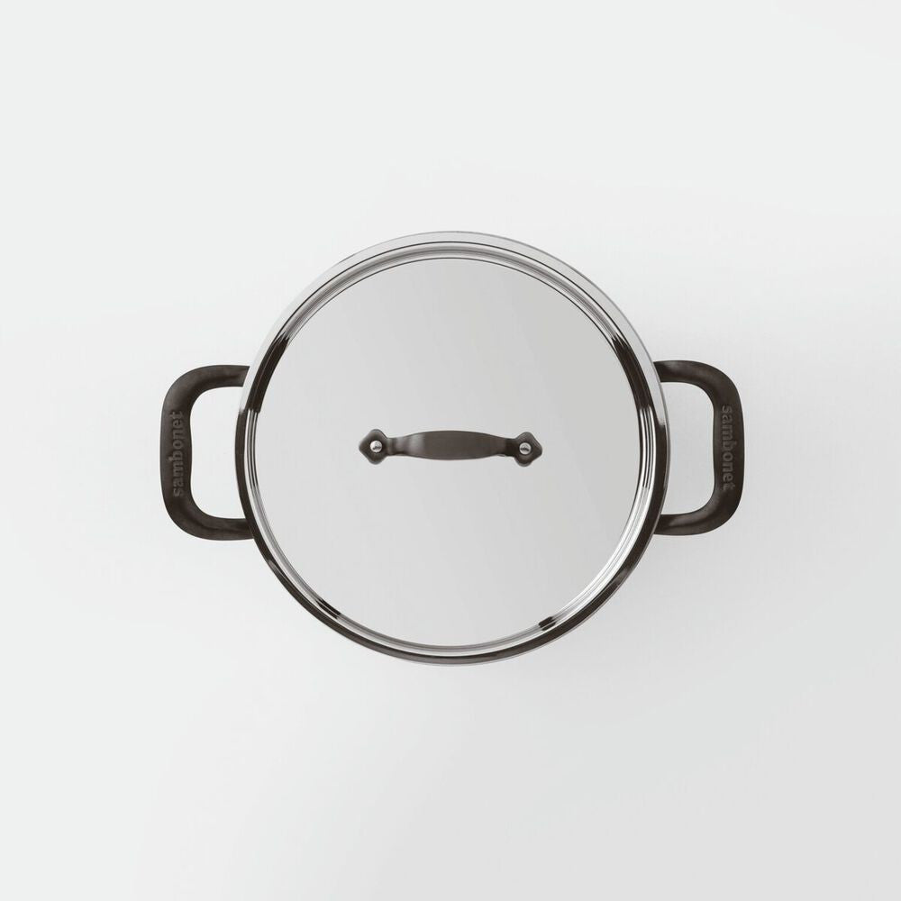 Sambonet Home Chef Pentola Alta Con Coperchio In Acciaio Inox