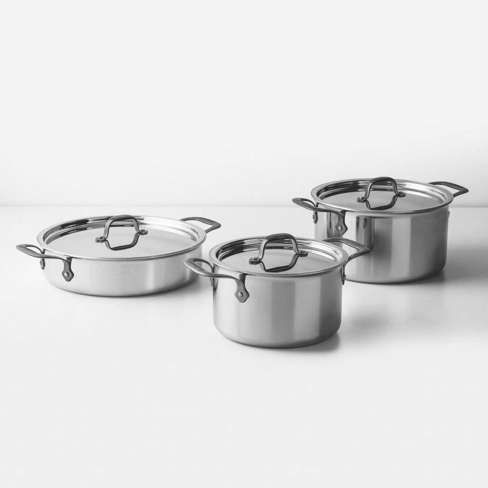 Sambonet Home Chef Pentola Alta Con Coperchio In Acciaio Inox