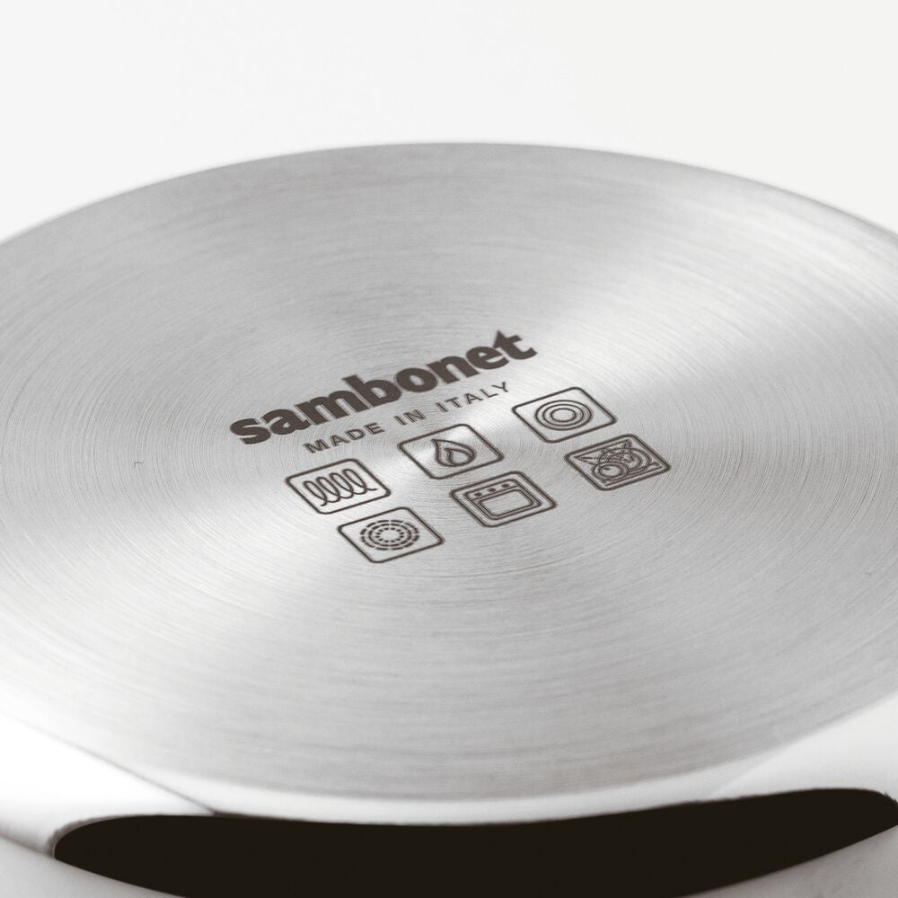 Sambonet Home Chef Casseruola Alta Con Coperchio In Acciaio Inox