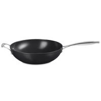 30 cm - Le Creuset Essential Wok Con Manico Lungo Con Rivestimento In Ceramica In Acciaio Inox