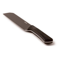 18 cm - Sambonet Black Edge Coltello Affetta Formaggio In Acciaio Inox Manico In Nylon