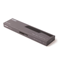 18 cm - Sambonet Black Edge Coltello Affetta Formaggio In Acciaio Inox Manico In Nylon