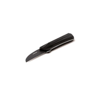 7.5 cm - Sambonet Black Edge Coltello Spelucchino In Acciaio Inox Manico In Nylon
