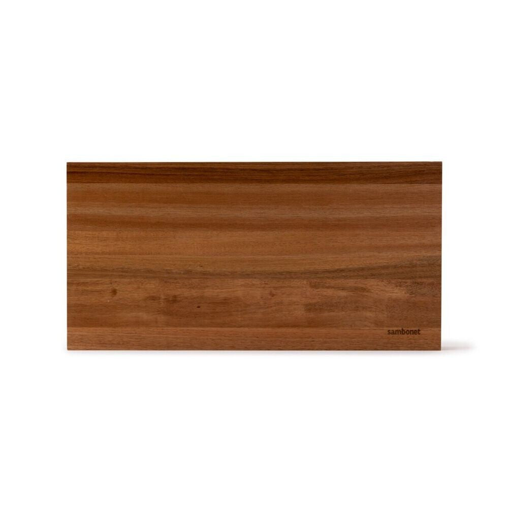 46x23 cm - Sambonet Black Edge Tagliere Cucina Magnetico Rettangolare In Legno Di Acacia