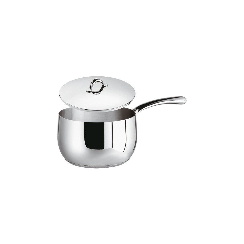 Sambonet Kikka Casseruola Alta Con Coperchio In Acciaio Inox Con Manico Lungo