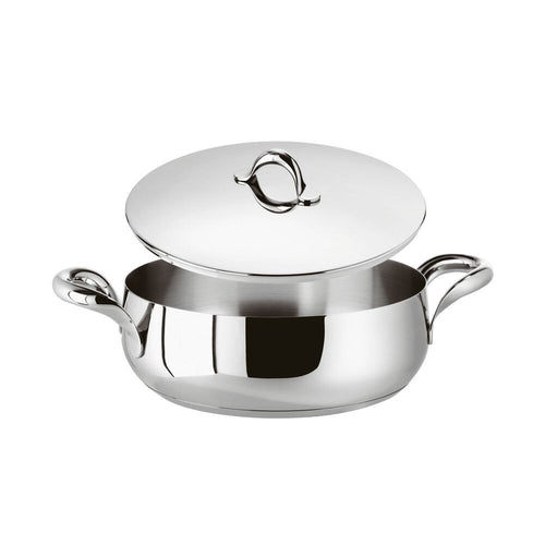 Sambonet Kikka Casseruola Bassa Con Coperchio In Acciaio Inox