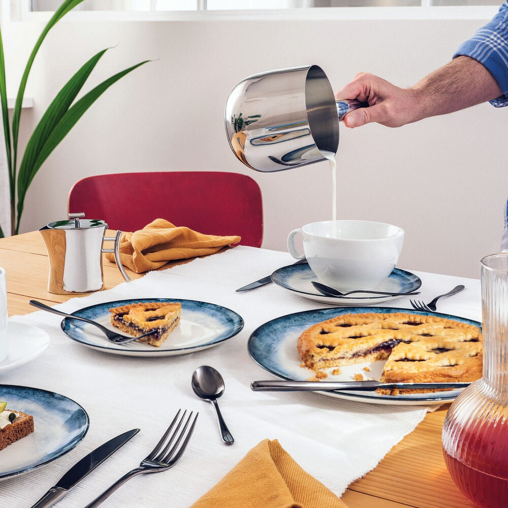 12 cm - Sambonet Kikka Pentolino Bollilatte In Acciaio Inox