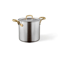Sambonet 1965 Vintage Pentola Alta Con Coperchio In Acciaio Inox