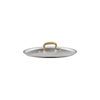Sambonet 1965 Vintage Coperchio In Acciaio Inox Manici In Ottone